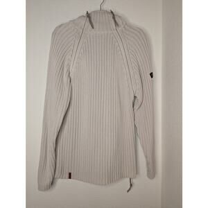 Schott Bros NY Chunky Heavy Unique Beige Sweater Pleated L